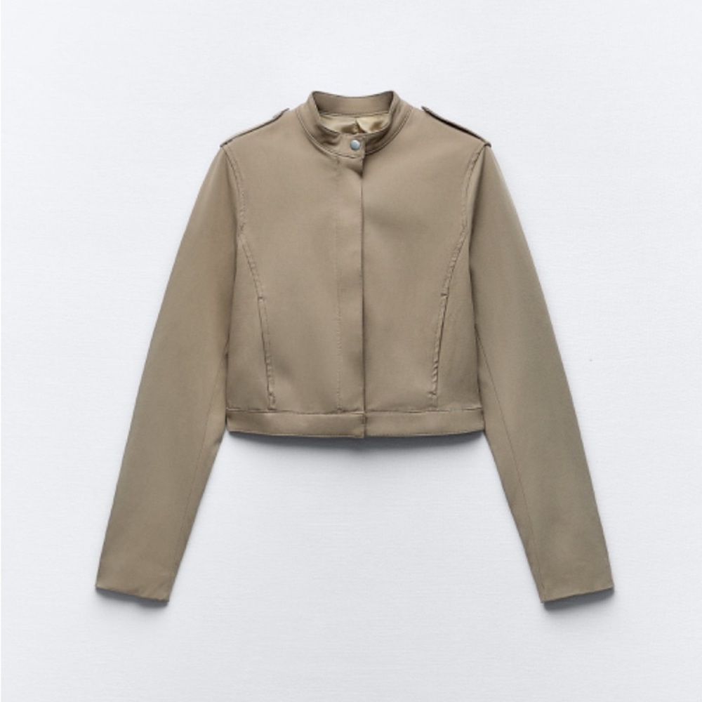 ZARA BELT LOOP TRF JACKET. NWT